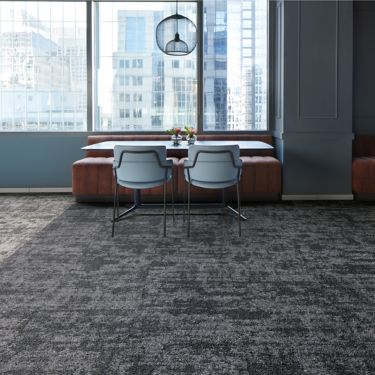 Interface Stunt Double carpet tile in dining area with table and chairs image number 2