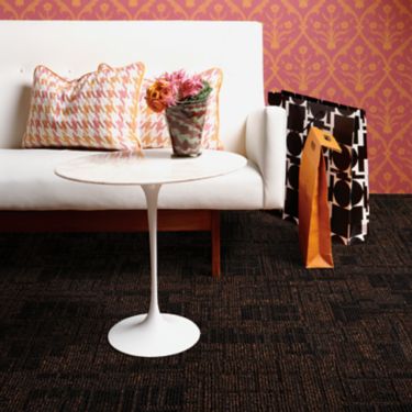 Interface Syncopation carpet tile with couch and pink wallpaper image number 1