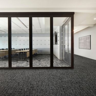 Interface Third Space 301 and Perfect Pair carpet tile in corporate meeting room or training room image number 1