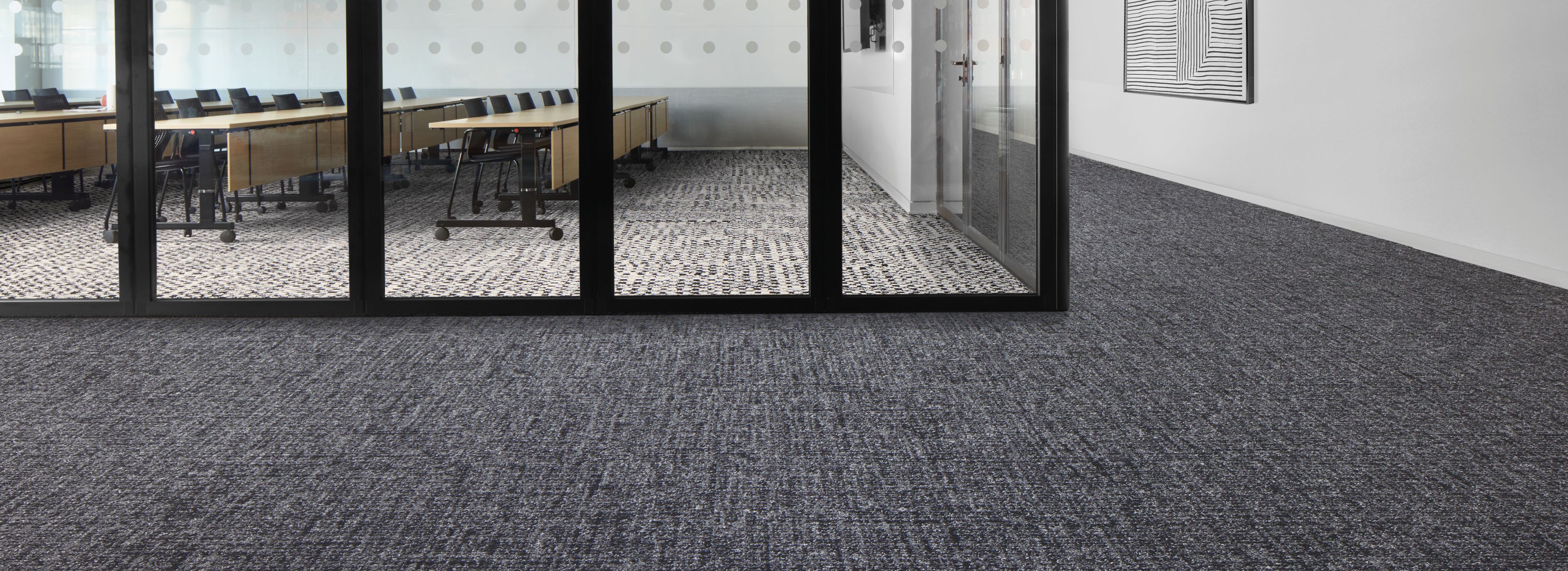 Interface Third Space 301 and Flor Check It Out carpet tile in open office image number 1