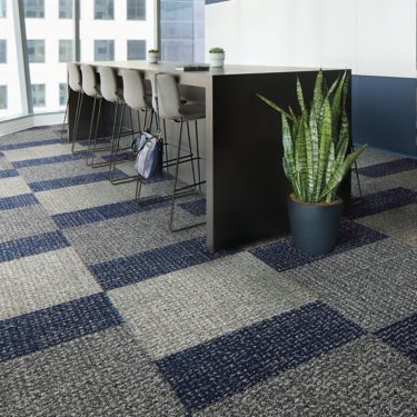 Interface Third Space 305 carpet tile in casual seating area image number 1