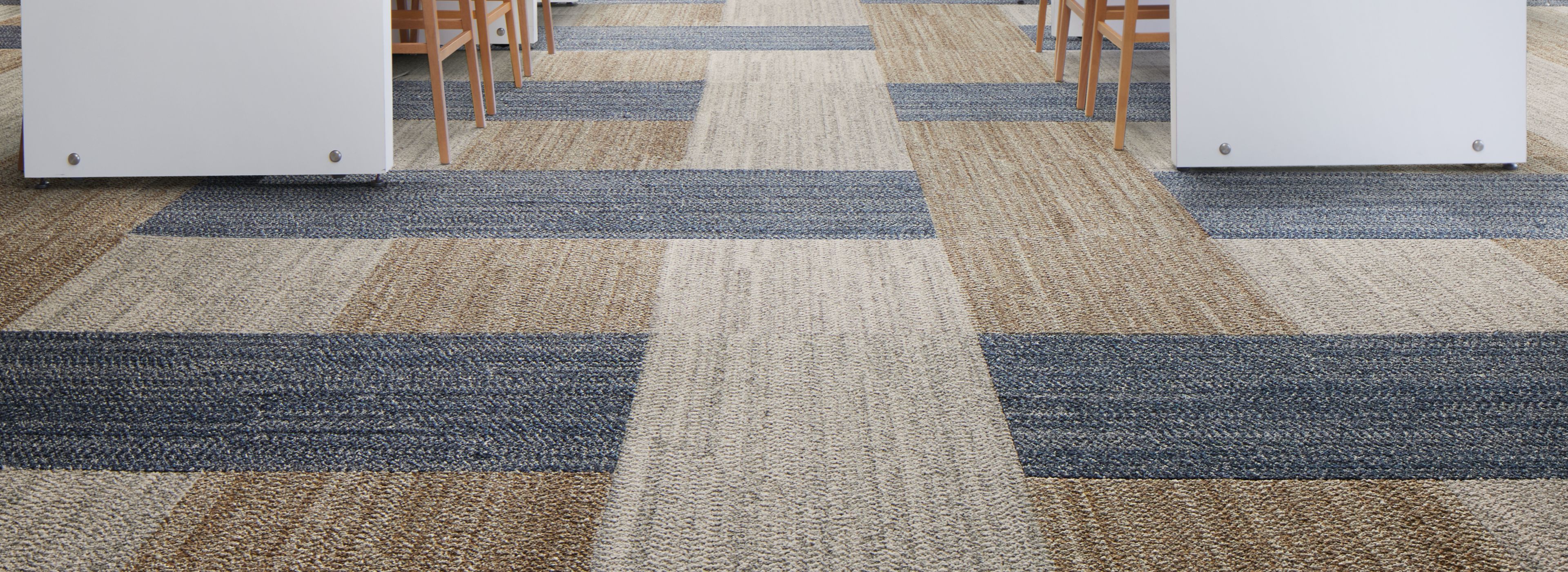 Interface Third Space 307 carpet tile in casual dining seating area image number 1
