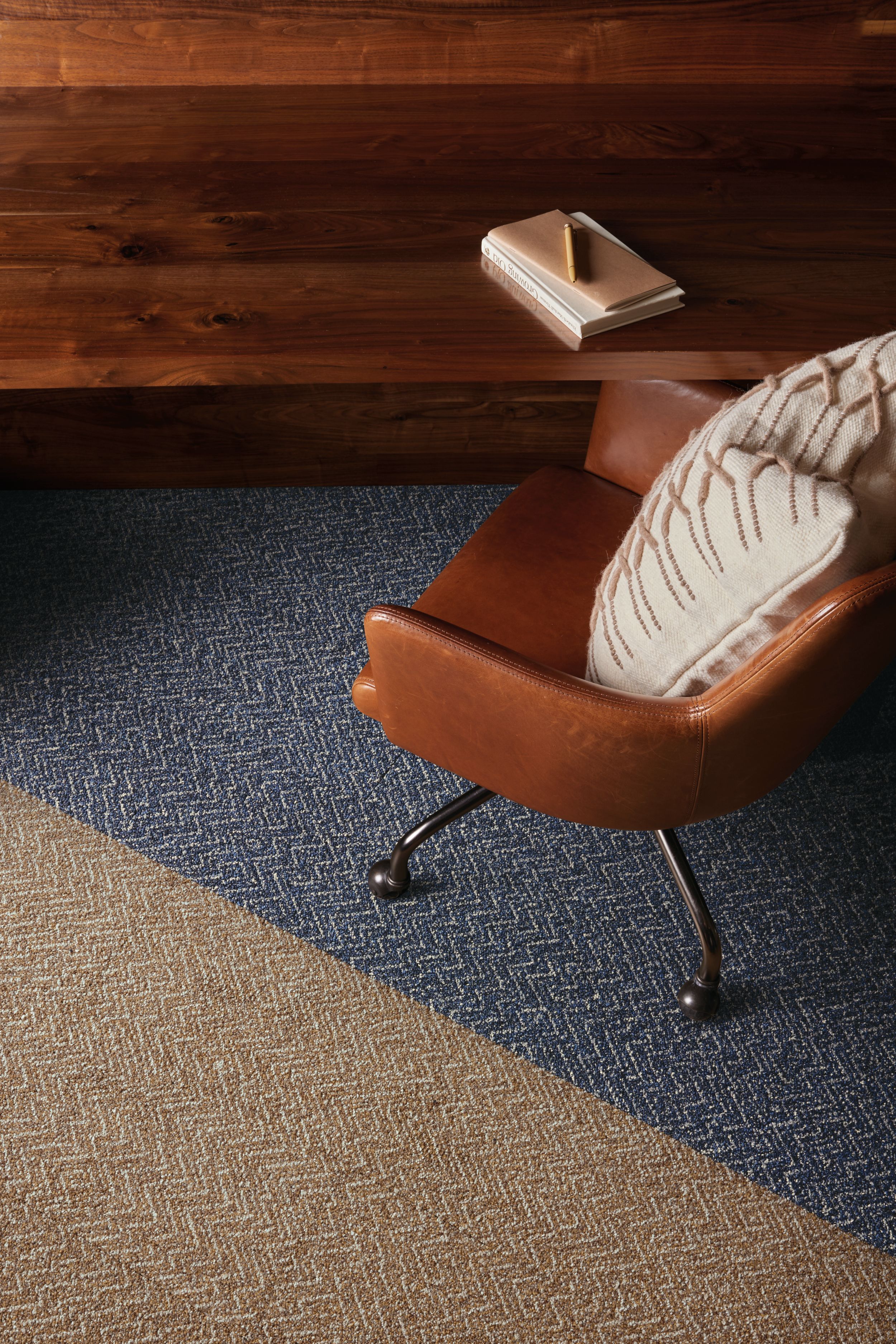 Interface Third Space 308 carpet tile in seating area with desk image number 1