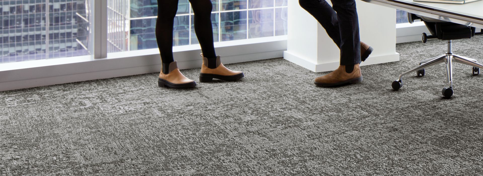 Interface Tokyo Texture carpet tile in meeting room 