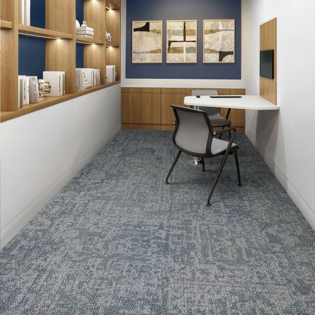 Interface Under Pressure carpet tile in private office