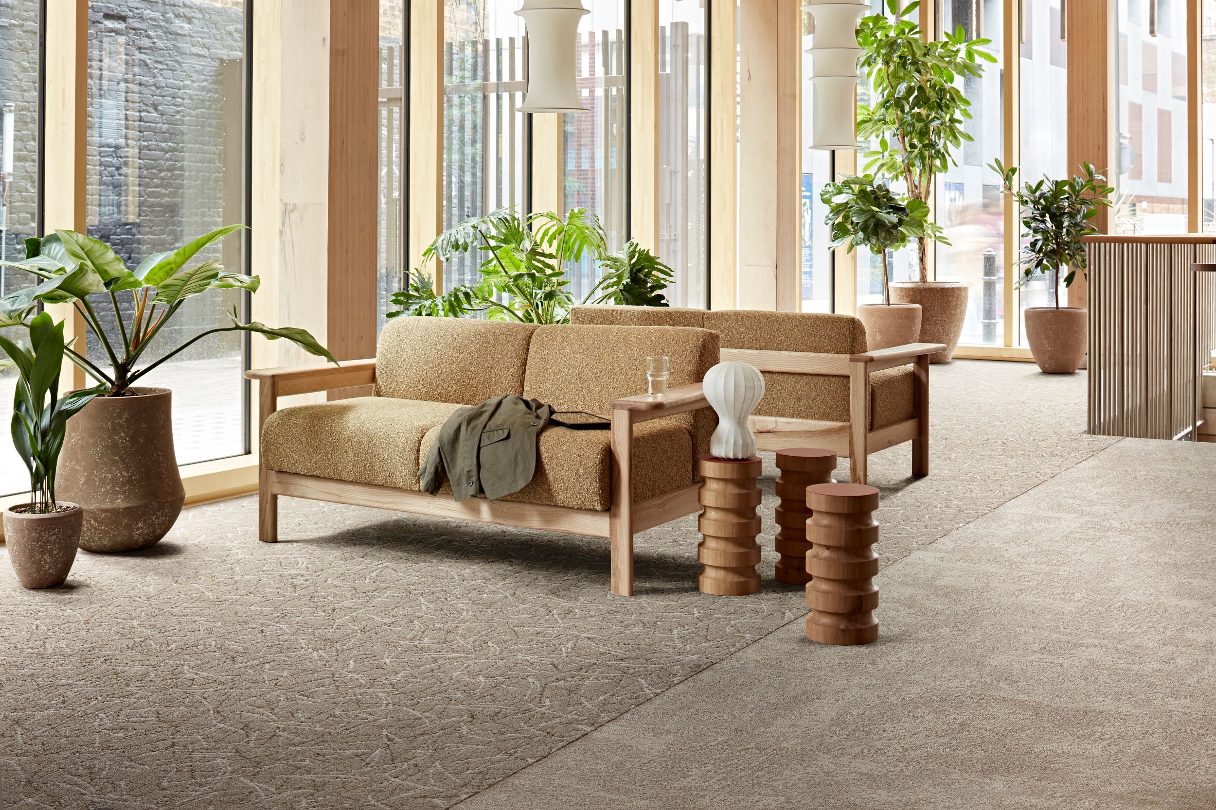 Interface Unwound carpet tile  Bildnummer 2