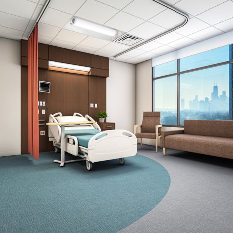 Interface Looped vinyl sheet in hospital setting image number 3
