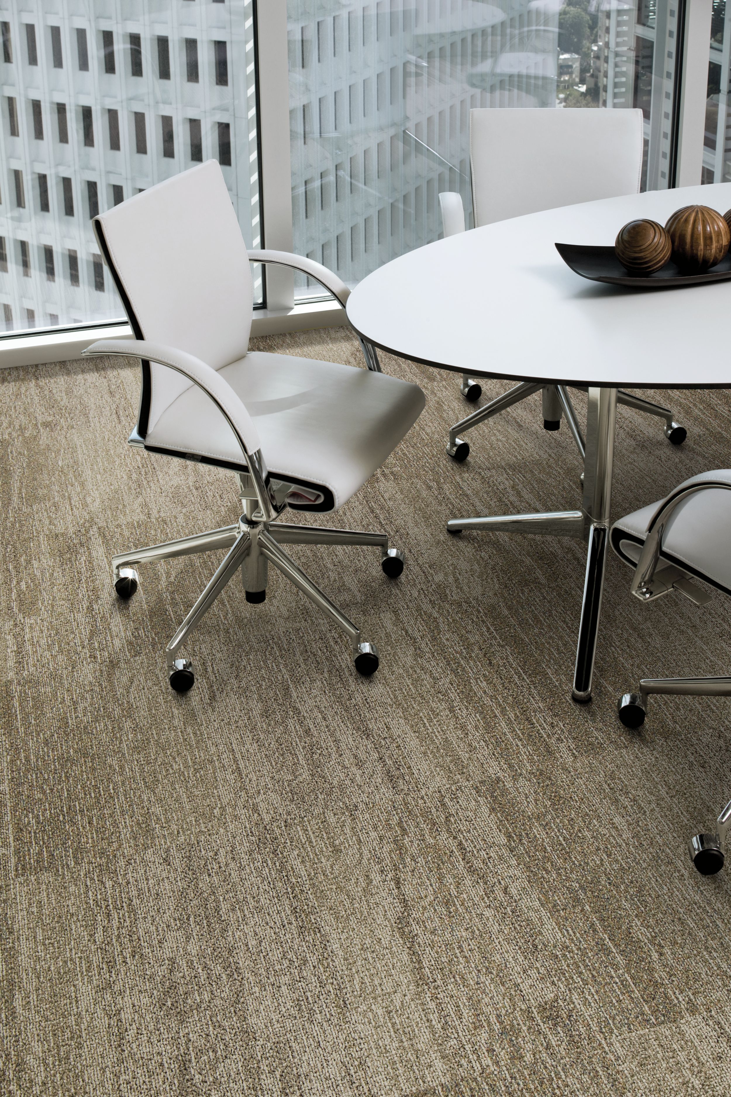 Interface Vermont carpet tile in office with table and three chairs image number 14