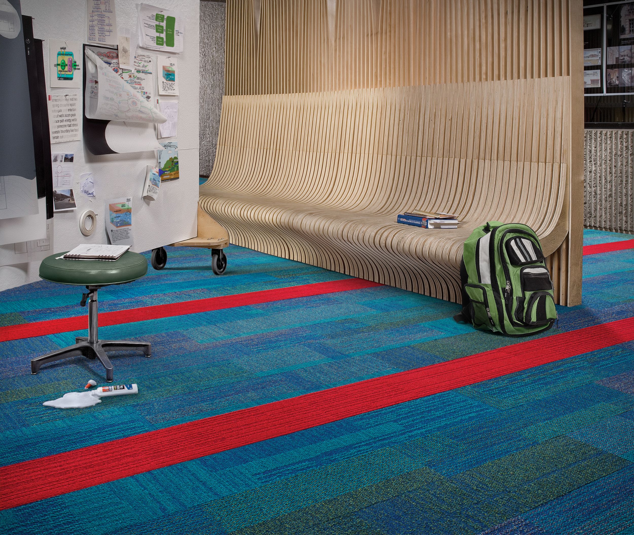 Verticals: Commercial Carpet Tile by Interface