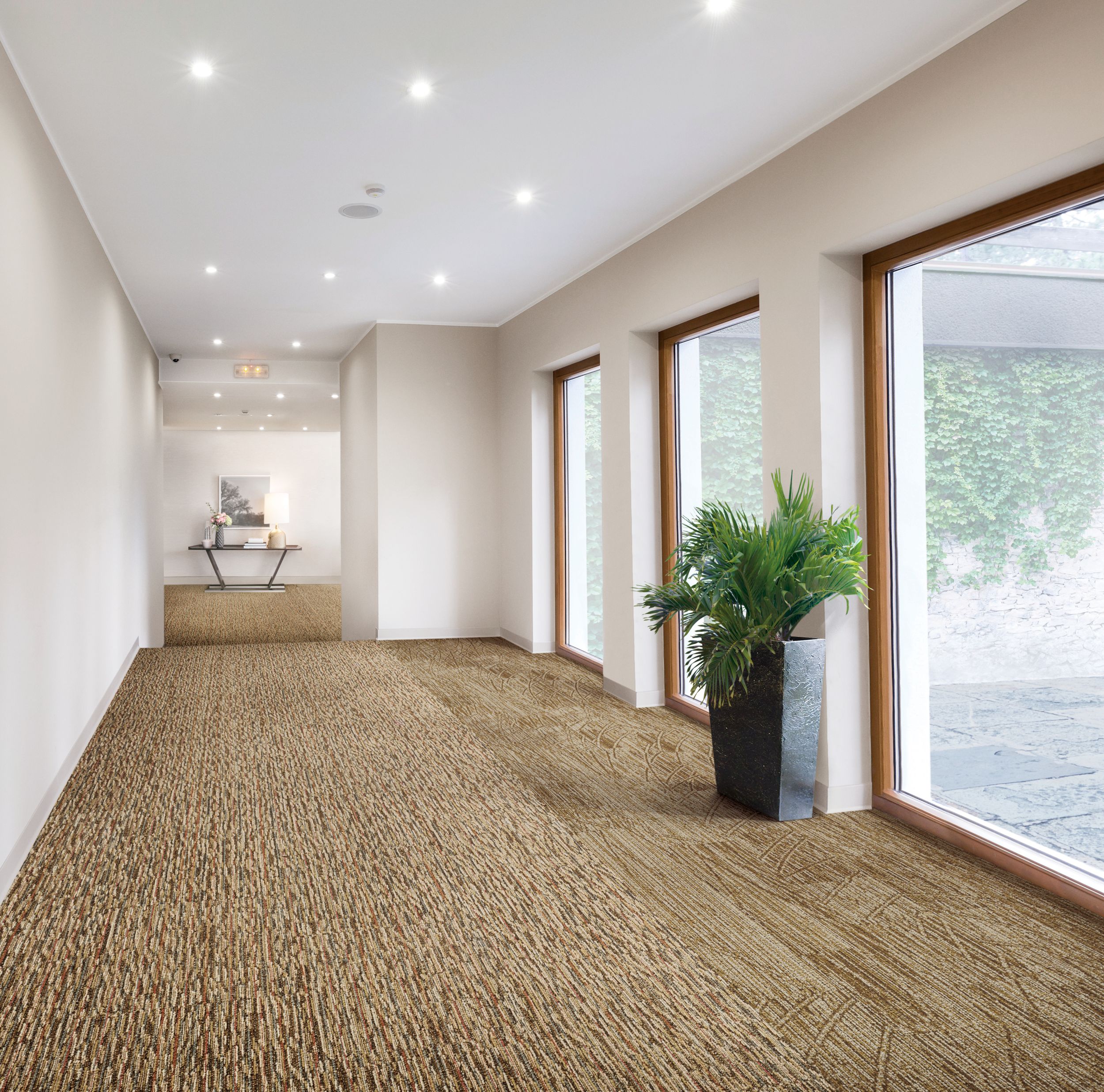Interface WE152 and Farmland carpet tile in corrridor image number 6