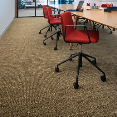Interface WG100 carpet tile in meeting room