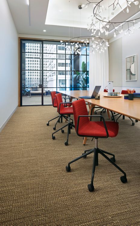 Interface WG100 carpet tile in meeting room