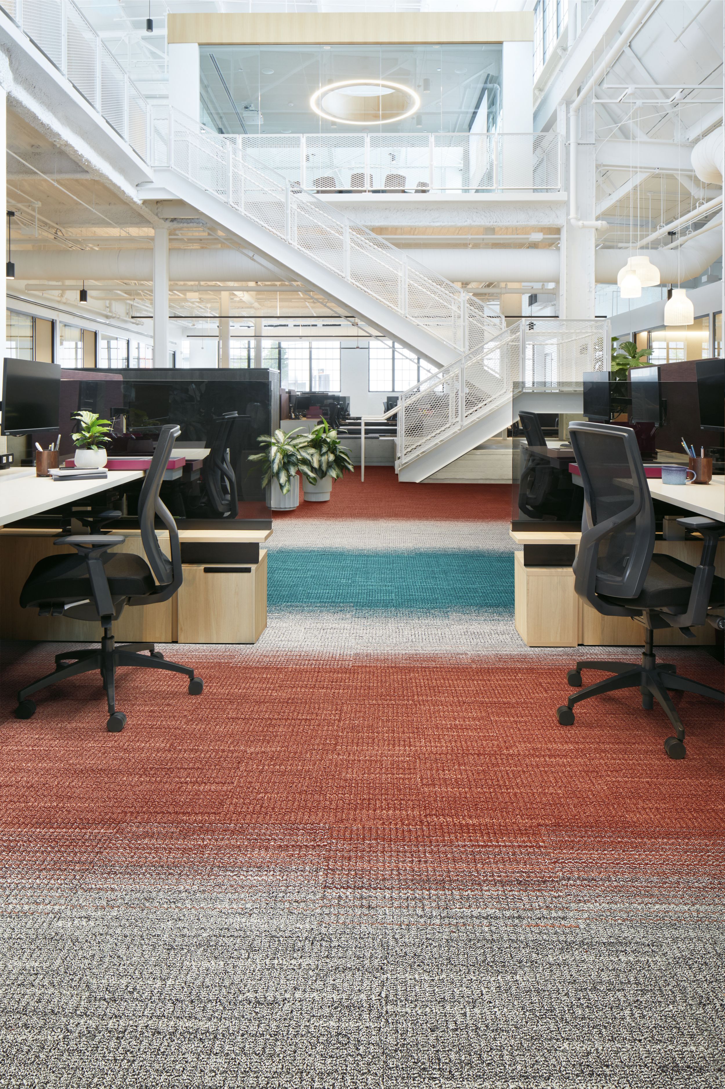 Interface WG100 and WG200 carpet tile in open office imagen número 15