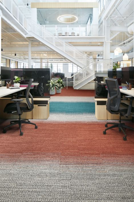 Interface WG100 and WG200 carpet tile in open office imagen número 7