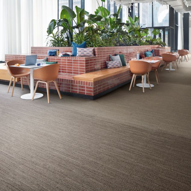 Interface WG100 and WG200 carpet tile in workplace common area