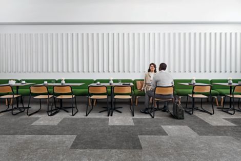 Interface Walk of Life and Walk About LVT in corporate cafeteria image number 2