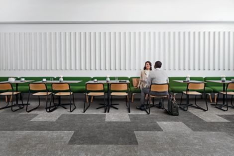 Interface Walk of Life and Walk About LVT in corporate cafeteria image number 2