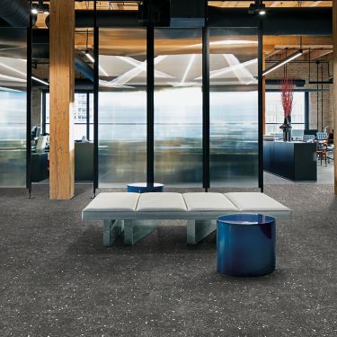 Interface Walk the Aisle LVT in a office waiting area