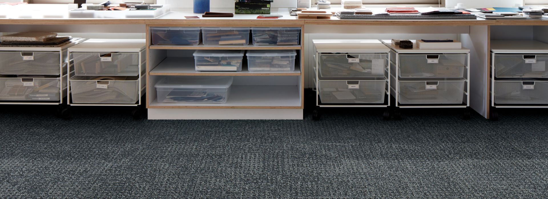 Interface Wheler Street carpet tile in office filing area 