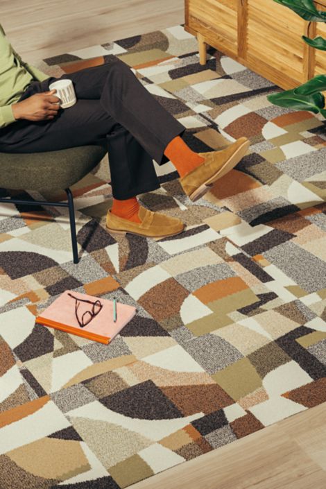 Carpet: Circa Then, Clay, Non Directional. LVT: Northern Grain, Antique Wash, Ashlar número de imagen 3