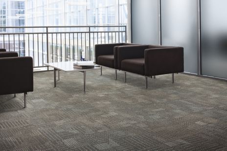 Interface Work carpet tile in lobby setting with couch and chairs image number 4