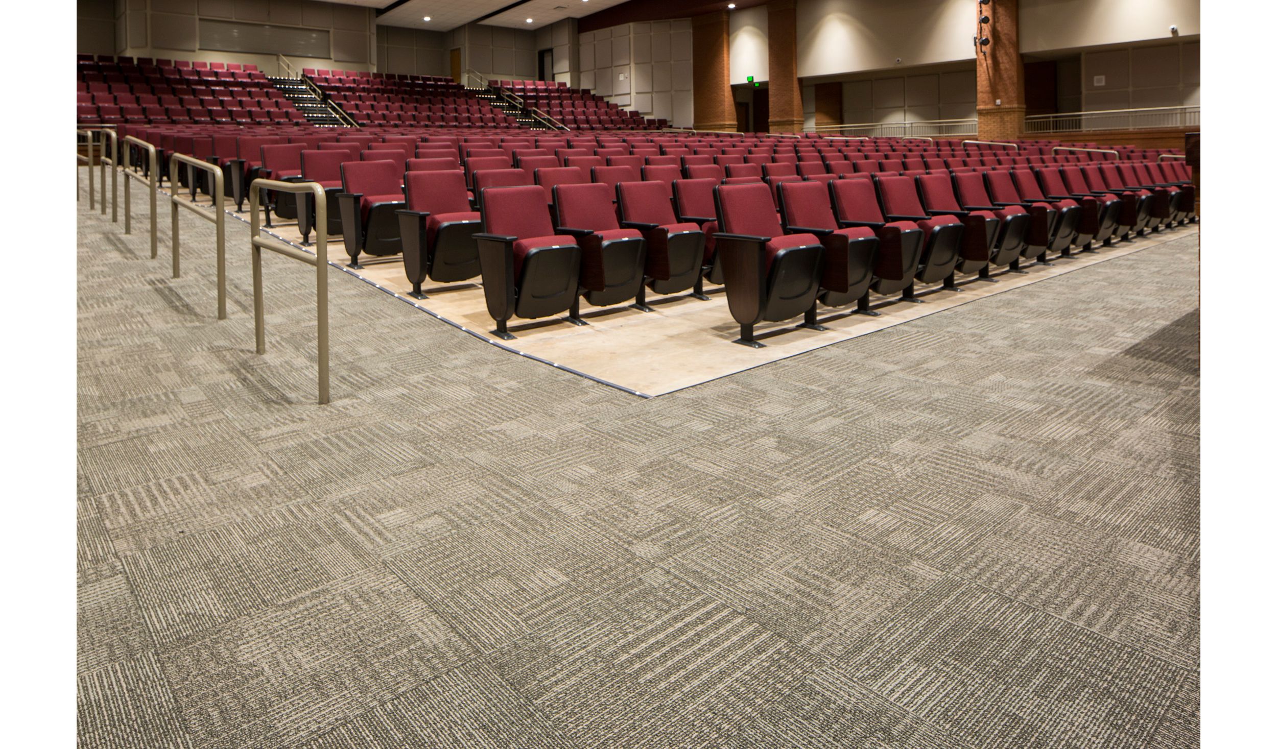 Interface CT101 carpet tile in auditorium image number 4