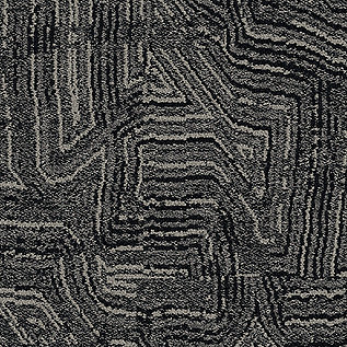 Anthracite carpet tile in Flint/Silver