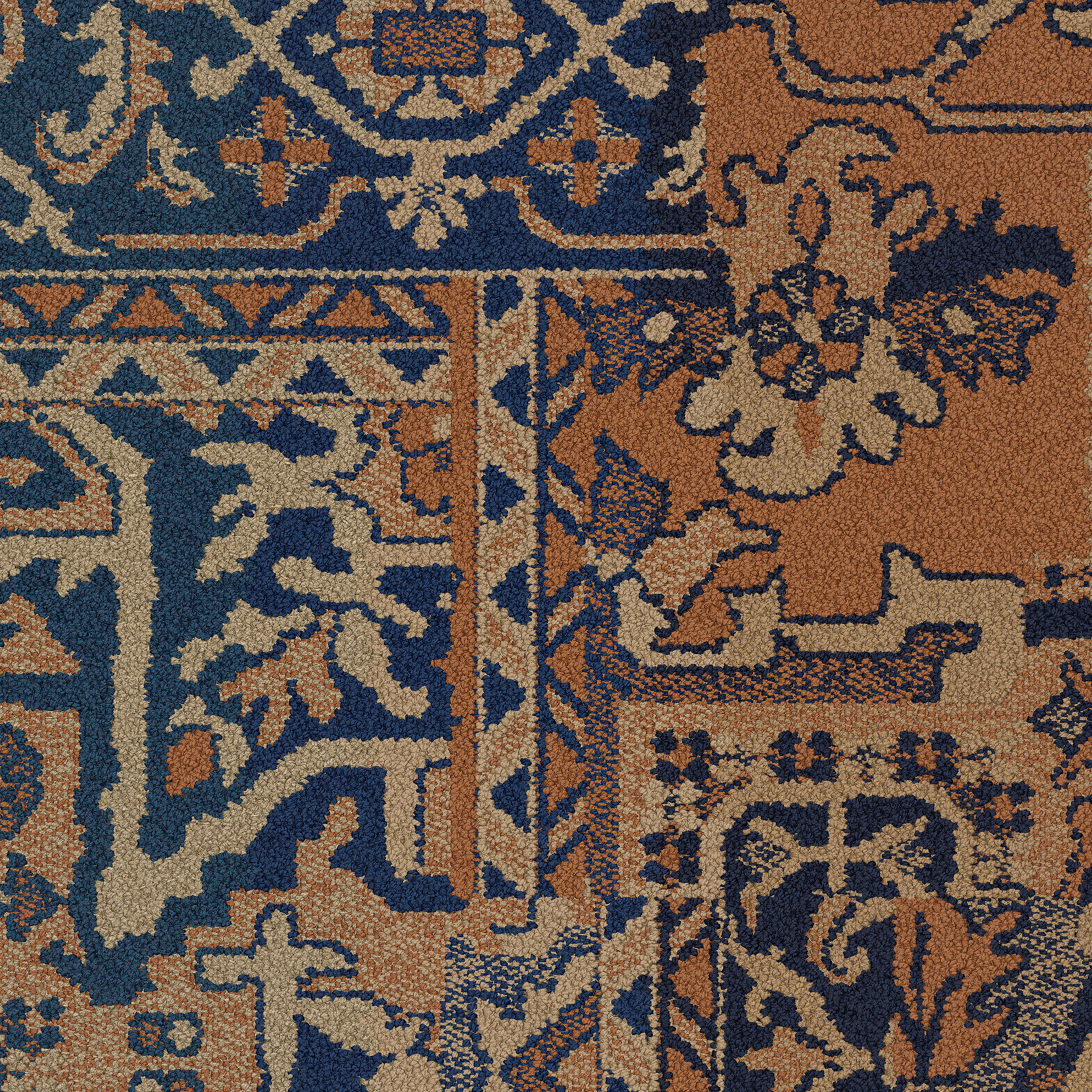 Antiquities carpet tile in Coral Bildnummer 6