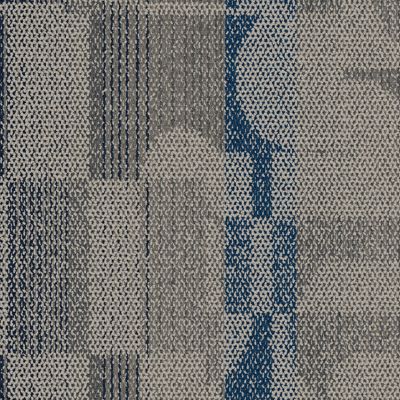 Draw Conclusions Carpet Tile in Indigo