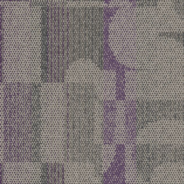 Draw Conclusions Carpet Tile in Purple