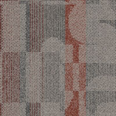 Draw Conclusions Carpet Tile in Rust image number 1