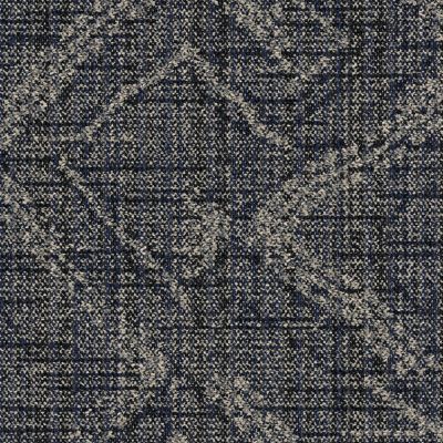 Dual Effect Carpet Tile in Navy