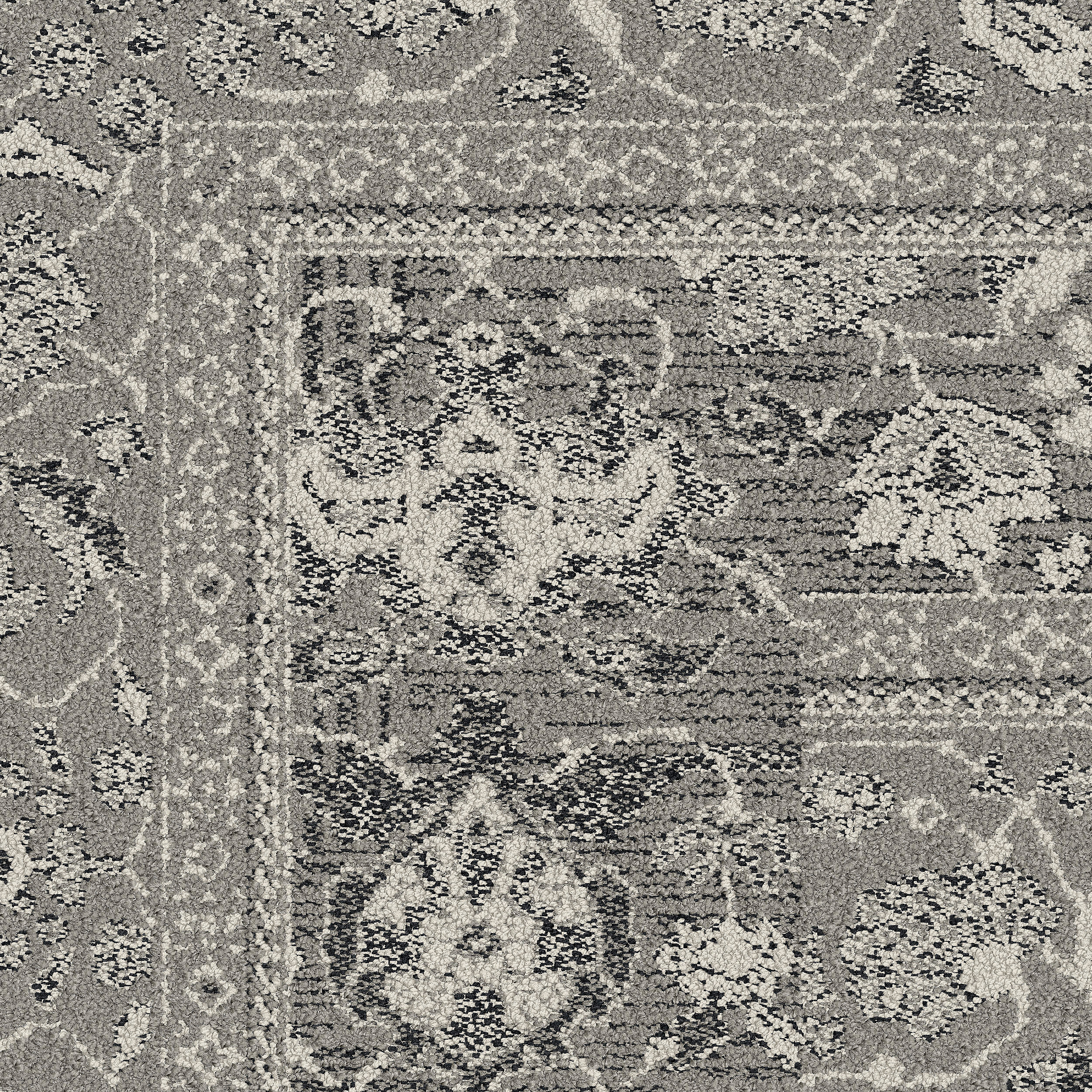 Fortnight carpet tile in Bone image number 4