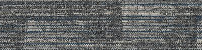 Fringe Benefits Carpet Tile in Linen Lapis