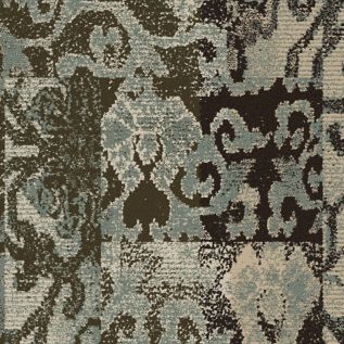 Hip History Carpet Tile In Cerulean image number 3
