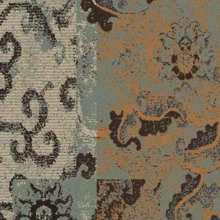 Hip History Carpet Tile In Cerulean image number 4