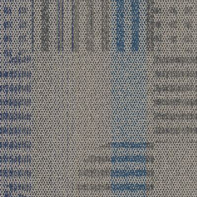 Hop to It Carpet Tile in Ocean