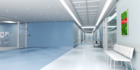 noracare seneo rubber flooring in hospital waiting area and corridor afbeeldingnummer 4