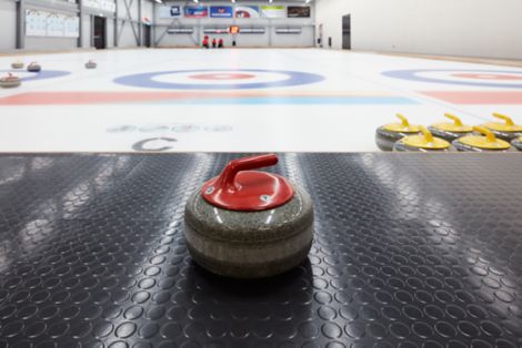 norament 992 pastilled flooring at a curling rink image number 4