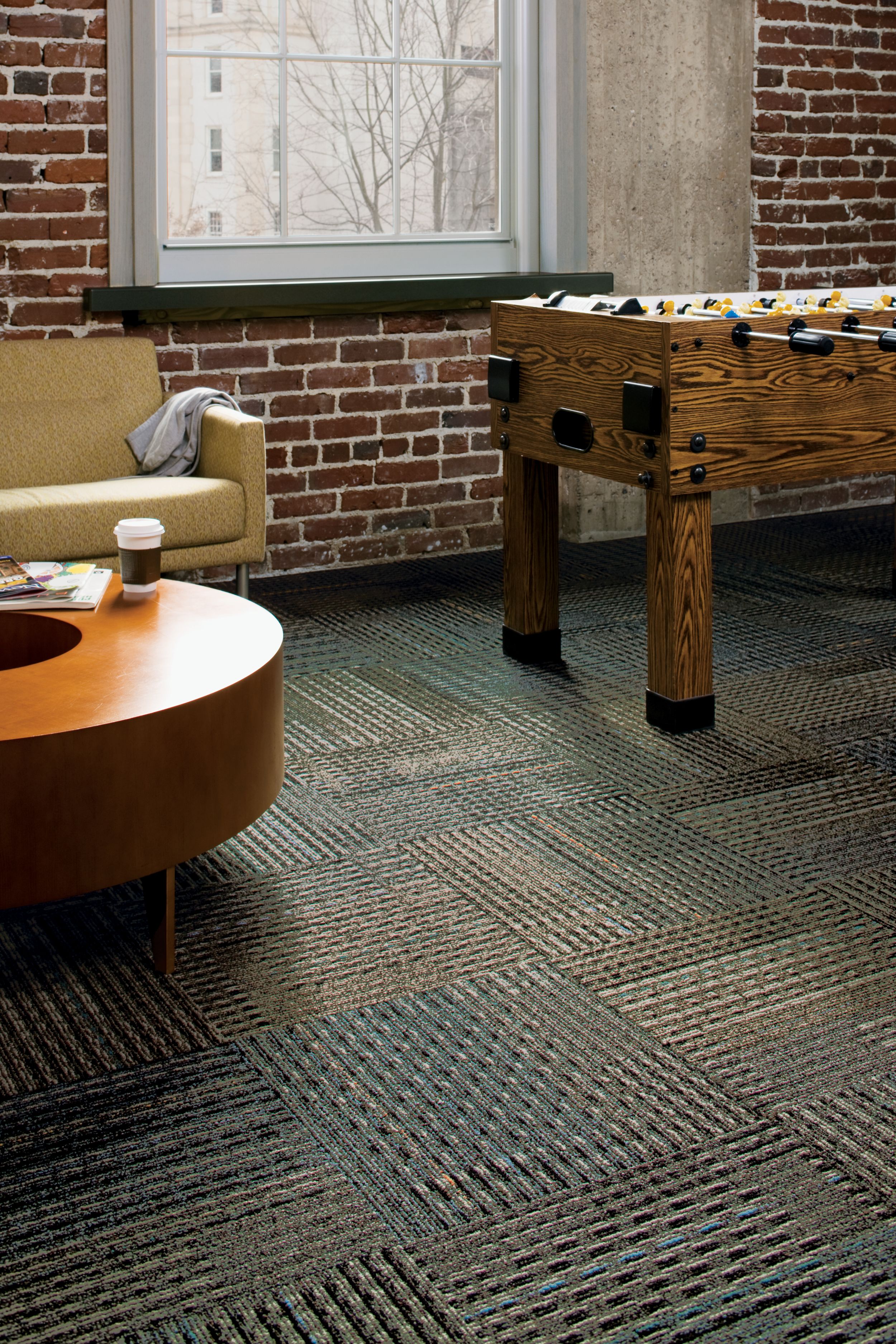 Interface Cotswold II carpet tile next to foosball table image number 1