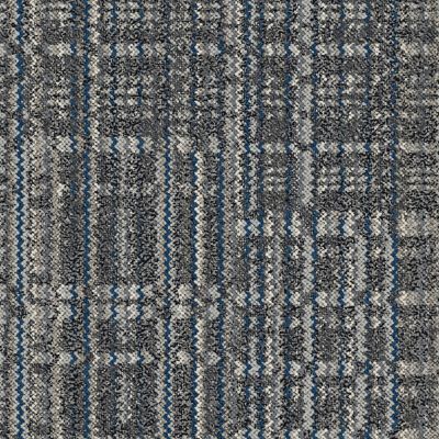 Knit Intent Carpet Tile in Linen/Lapis