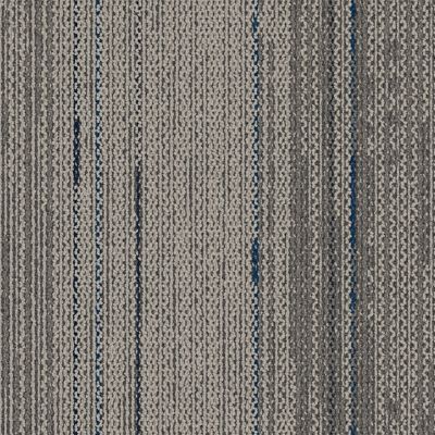Line Leader Carpet Tile in Indigo