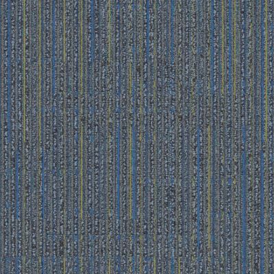 Main Line Carpet Tile In Denim/Line