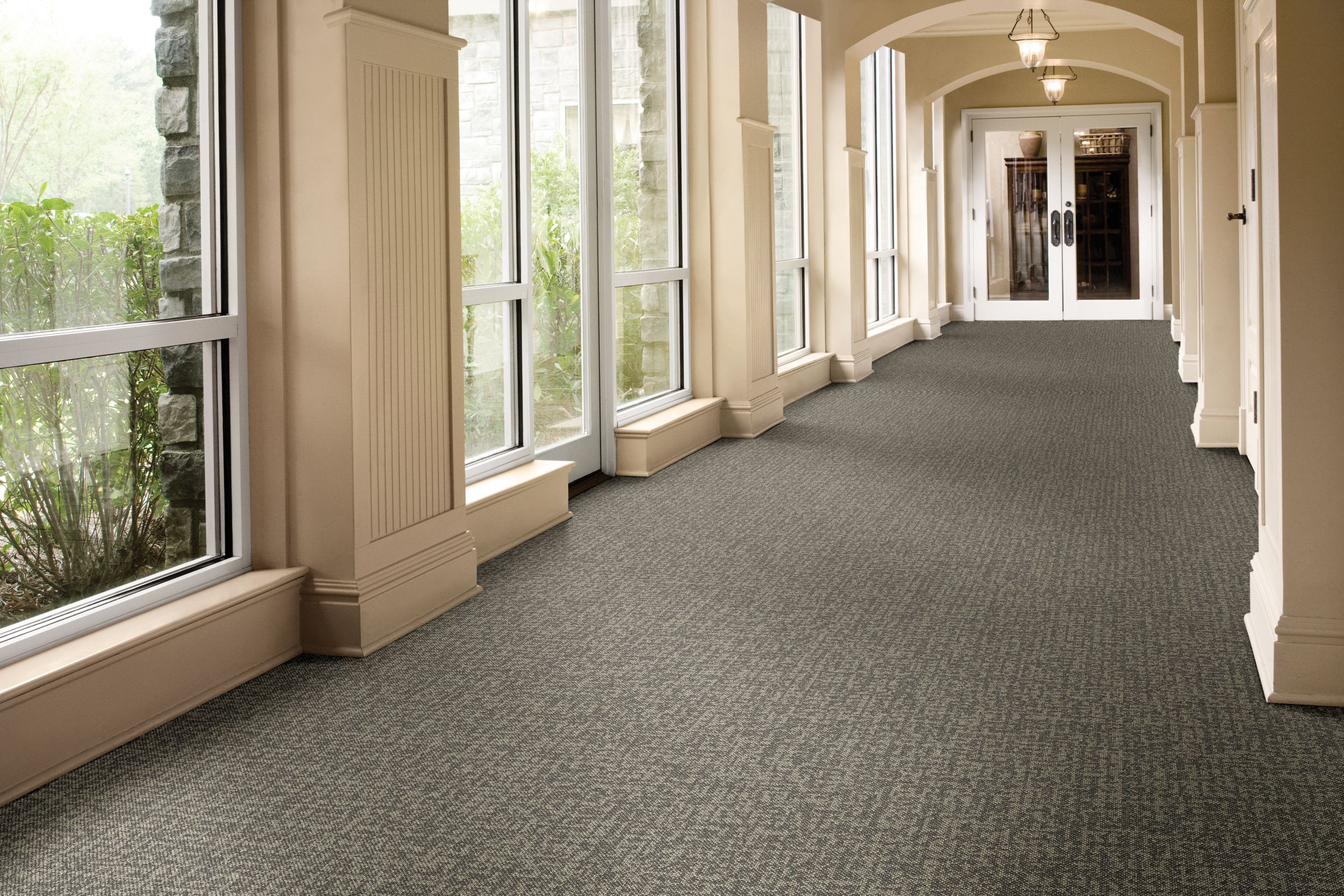 Interface Mirano plank carpet tile in corridor image number 1
