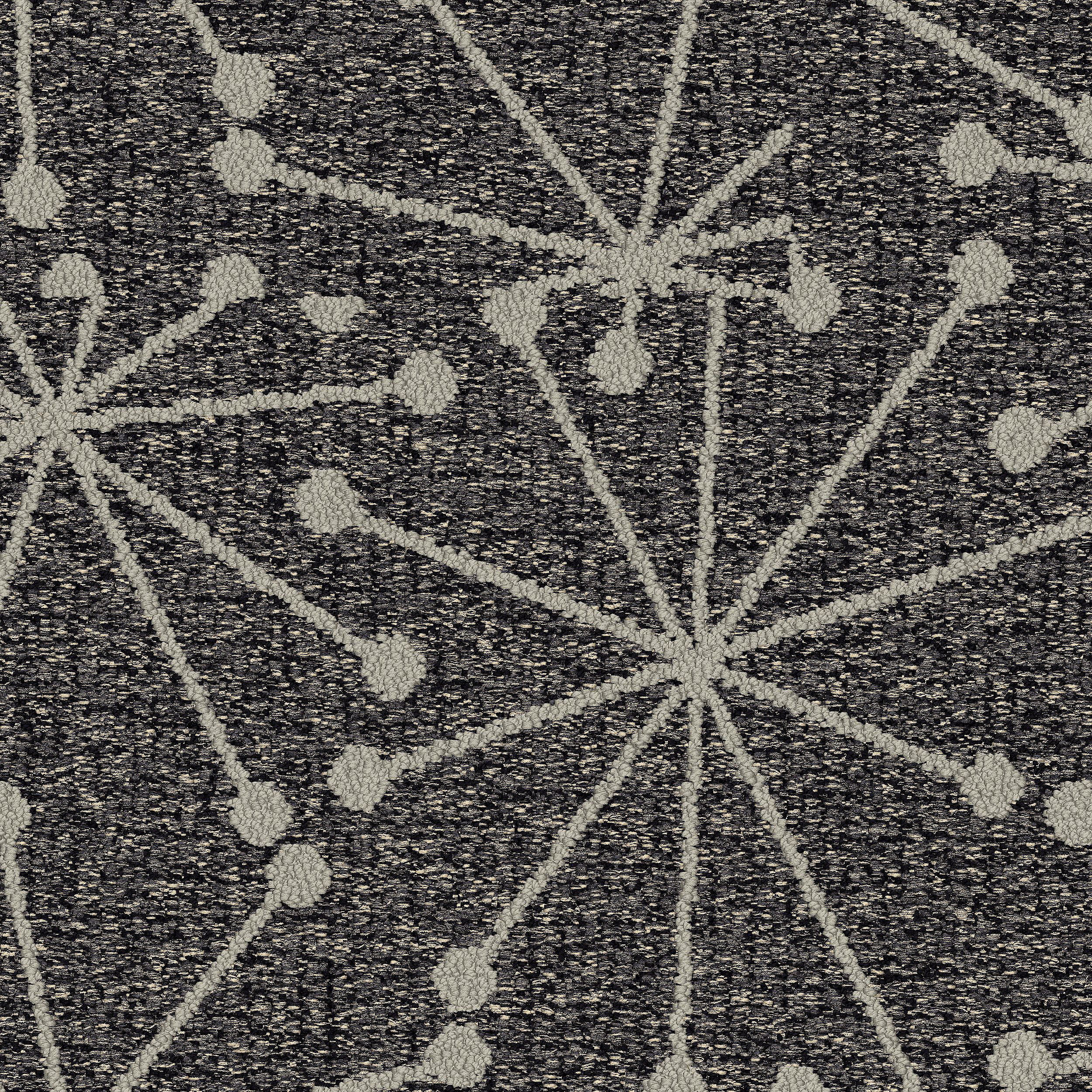 Mod Cafe Carpet Tile In Star Black image number 4