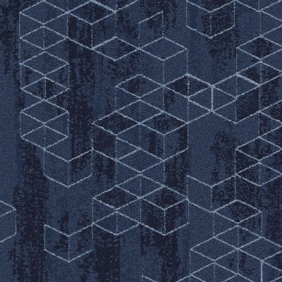 Neo Lux Como II Carpet Tile in Cobalt