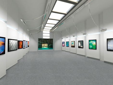 norament 926 arago rubber flooring in art gallery imagen número 8