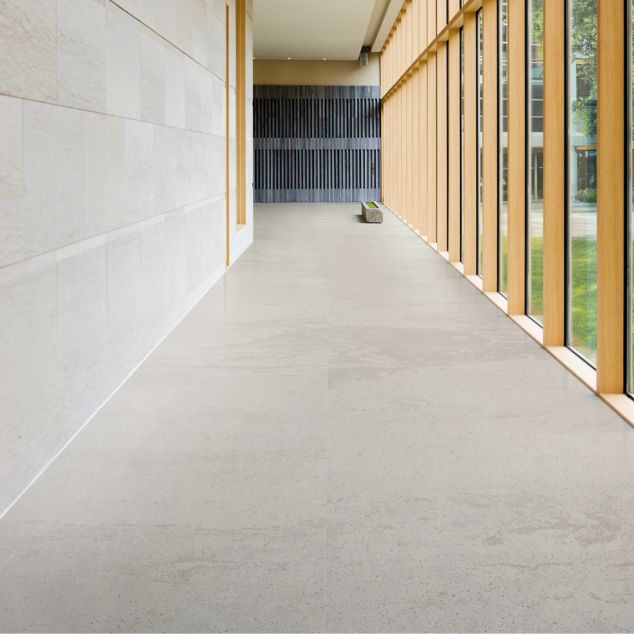 norament 926 castello rubber flooring in corridor