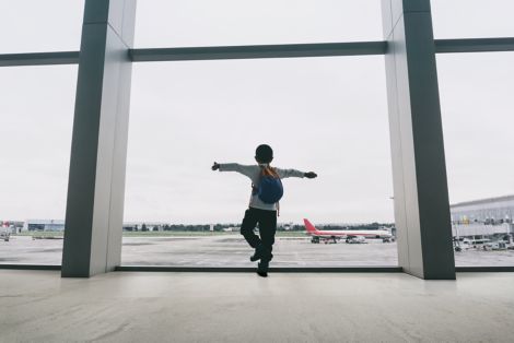 norament 926 castello rubber flooring in airport terminal imagen número 9
