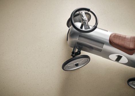 close-up of norament 926 kivo rubber flooring image number 5